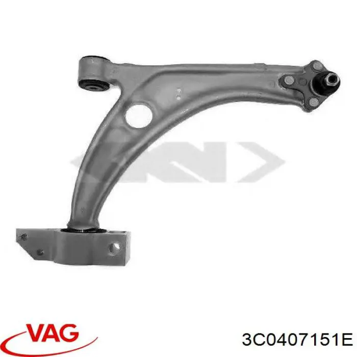 Brazo inferior izquierdo/derecho de suspensión delantera VAG 3C0407151E precio, desde 57,29 EUR