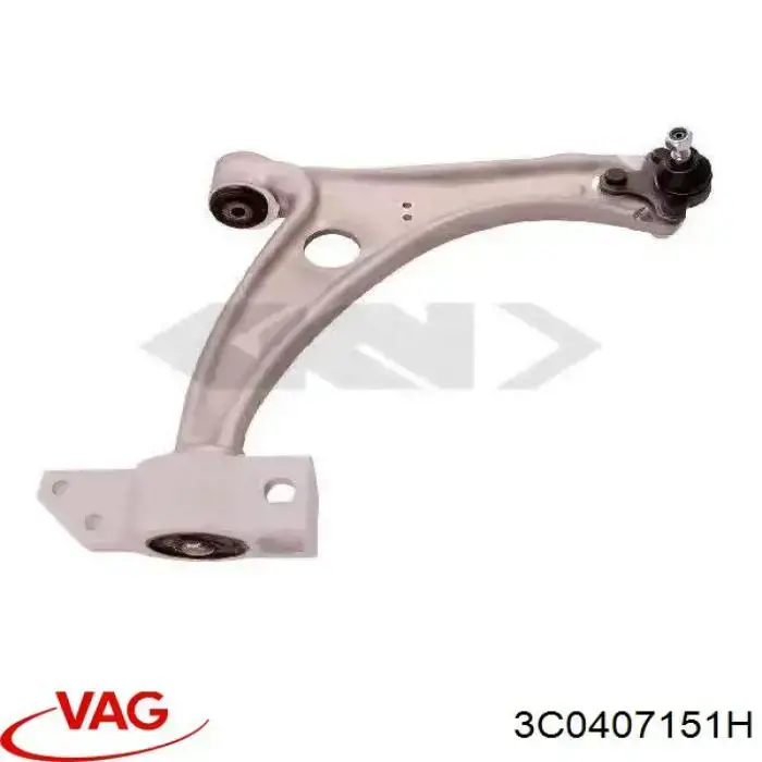 Brazo inferior izquierdo/derecho de suspensión delantera 3C0407151H VAG