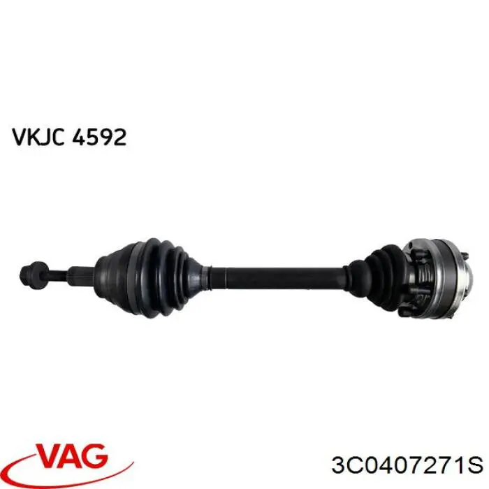 Comprar 3C0407271E VAG Semieje delantero izquierdo