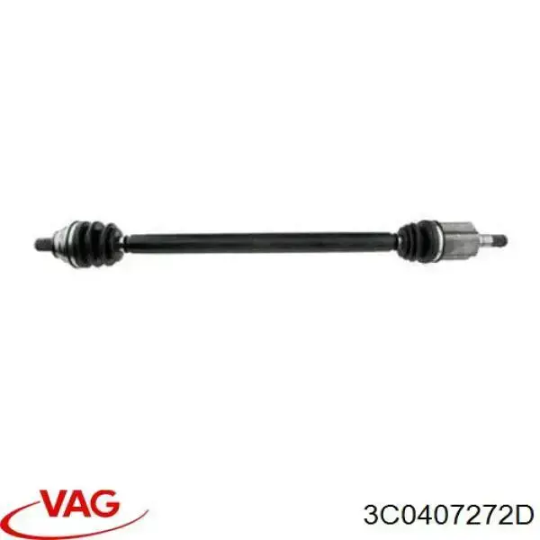 Semieje delantero derecho VAG 3C0407272D precio, desde 164,74 EUR