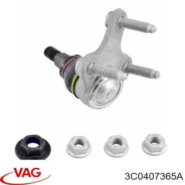 Comprar 3C0407365A VAG Rótula de suspensión inferior izquierda
