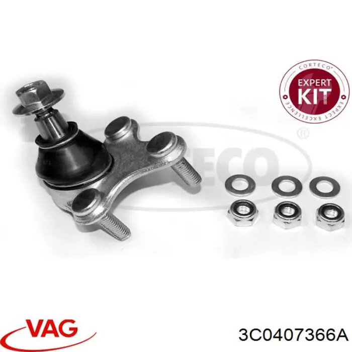 3C0407366A VAG Soporte de bola inferior derecho