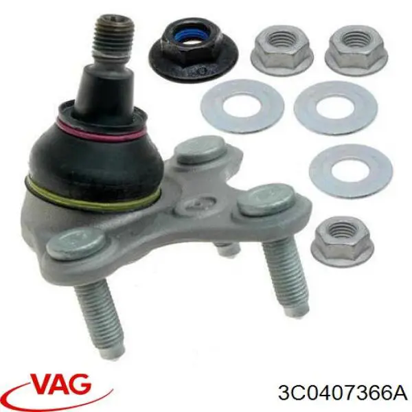 Rótula de suspensión inferior derecha VAG 3C0407366A precio, desde 17,02 EUR