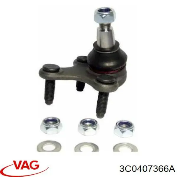 Comprar 3C0407366A VAG Rótula de suspensión inferior derecha