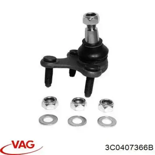 Comprar 3C0407366B VAG Rótula de suspensión inferior derecha