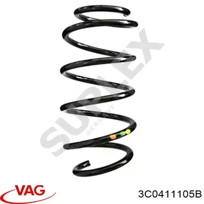 Muelle delantero VAG 3C0411105B precio, desde 31,34 EUR