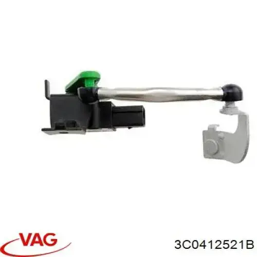 Sensor de nivel de carrocería delantero izquierdo 3C0412521B VAG