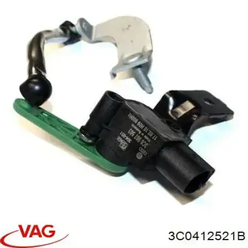 Sensor de nivel de carrocería delantero izquierdo VAG 3C0412521B
