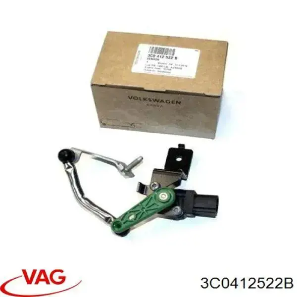 3C0412522B VAG Sensor de nivel de carrocería delantero derecho
