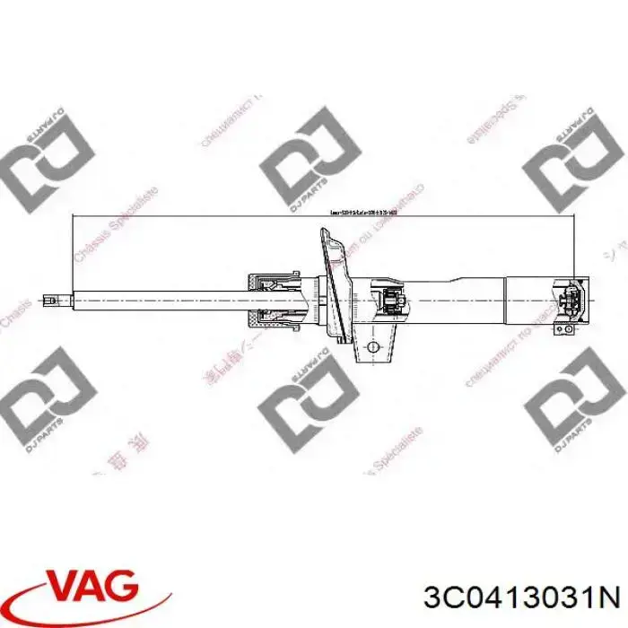 Amortiguador 3C0413031N VAG