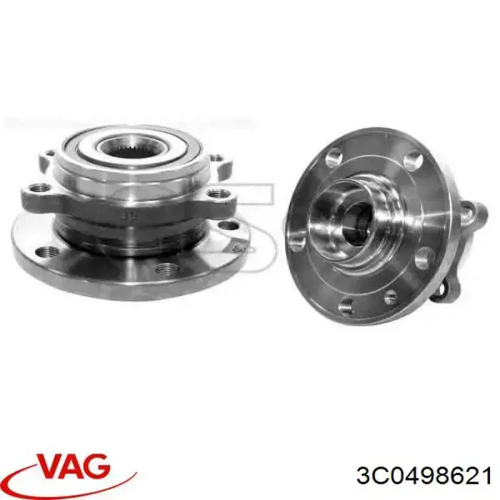 Buje de rueda VAG 3C0498621