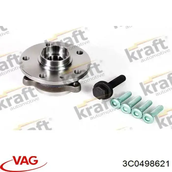 3C0498621 VAG Cubo delantero