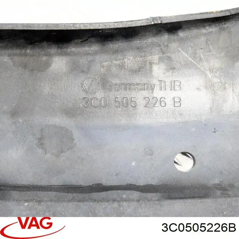 Brazo de suspensión, trasera derecha 3C0505226B VAG