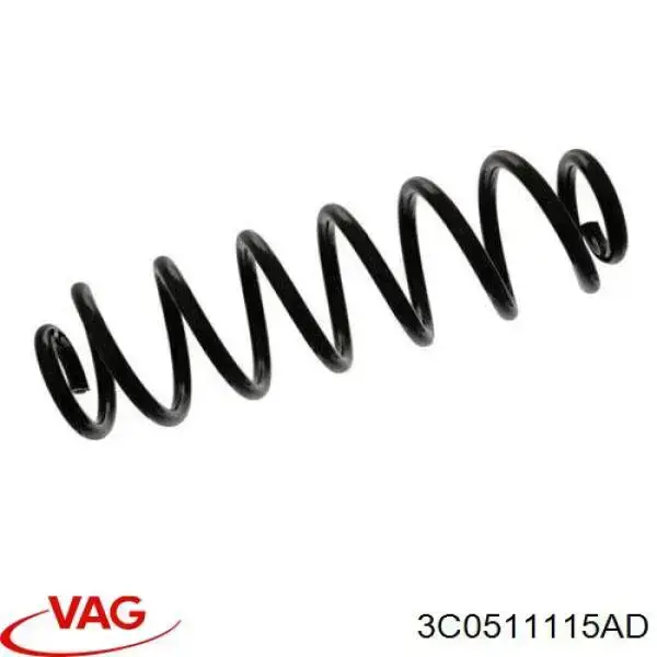 Muelle de suspensión trasero VAG 3C0511115AD precio, desde 31,69 EUR
