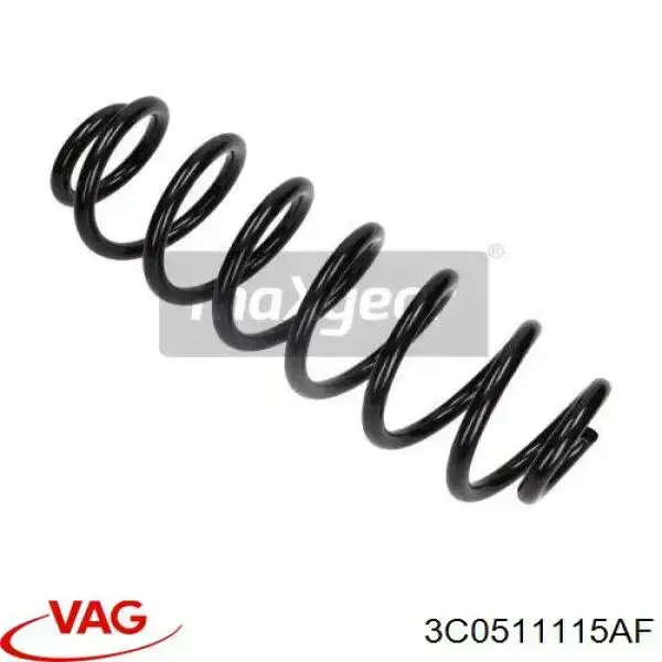 Comprar 3C0511115AF VAG Muelle de eje trasero