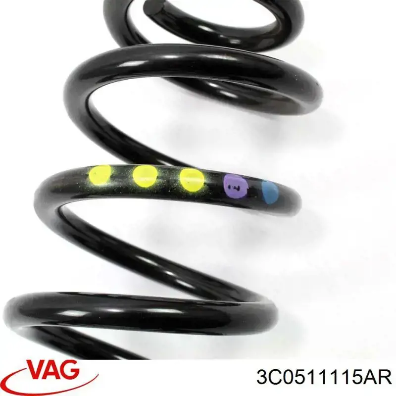 Comprar 3C0511115AR VAG Muelle de eje trasero