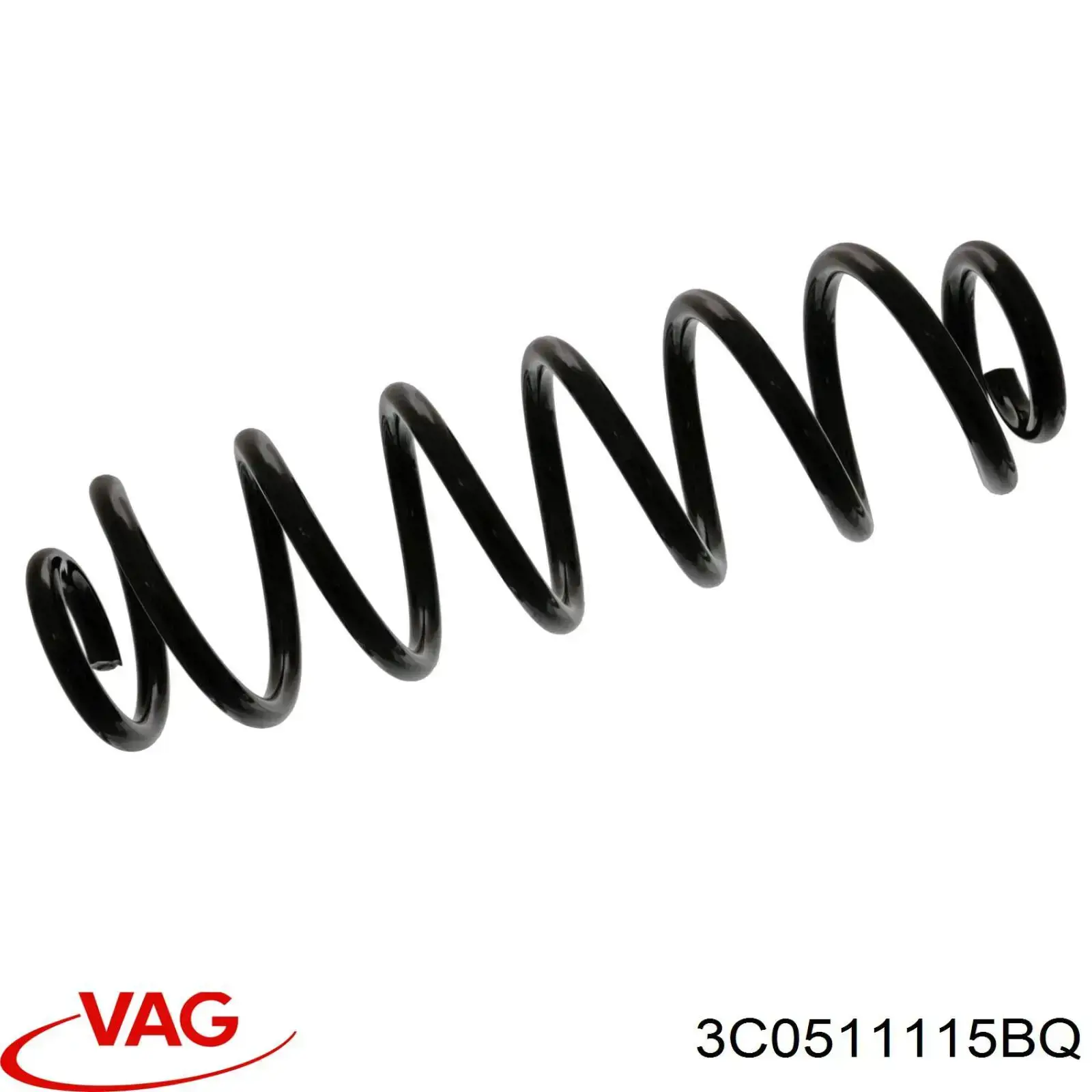 Comprar 3C0511115BQ VAG Muelle de eje trasero