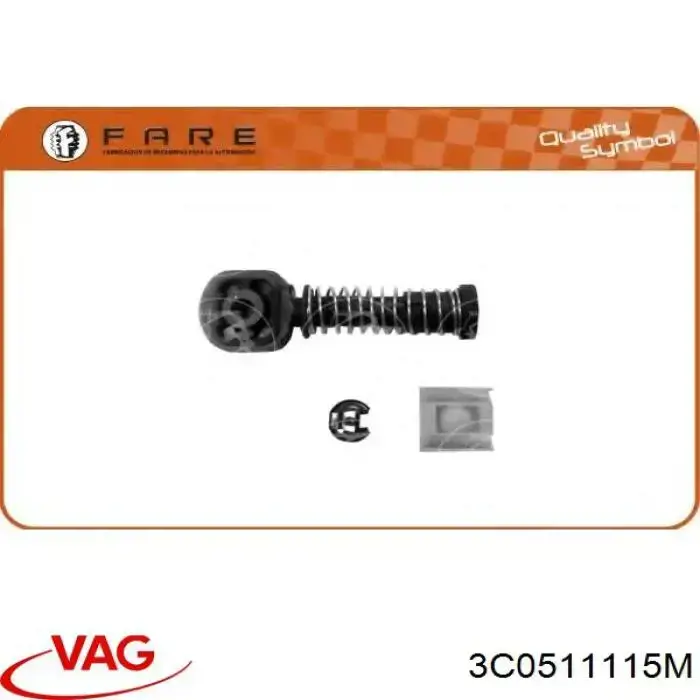 Comprar 3C0511115M VAG Muelle de eje trasero