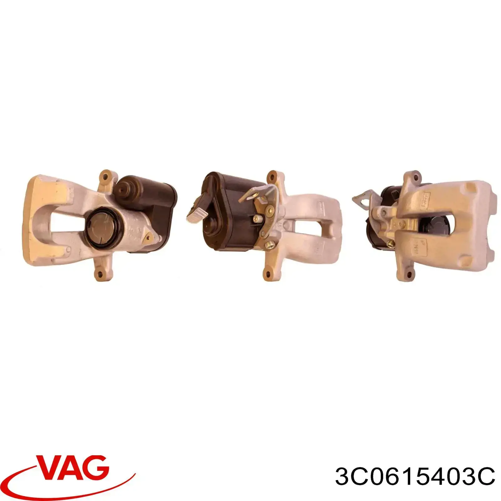 Pinza de freno trasera izquierda VAG 3C0615403C precio, desde 108,61 EUR