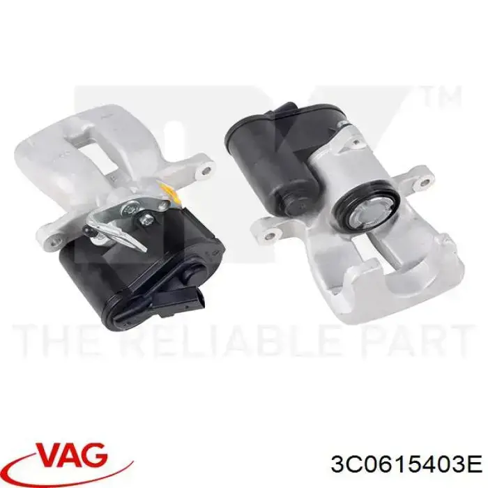 Comprar 3C0615403E VAG Pinza de freno trasera izquierda