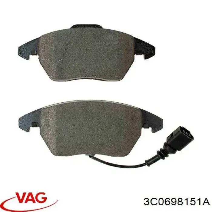 Pastillas de freno delanteras Seat Leon 2 1P1