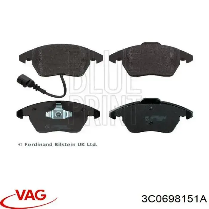 Pastillas de freno delanteras Seat Leon 2 1P1