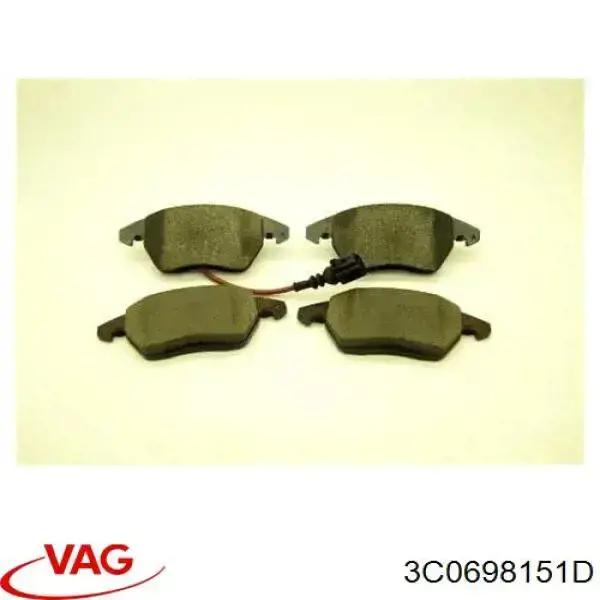 Pastillas de freno delanteras Seat Leon 2 1P1