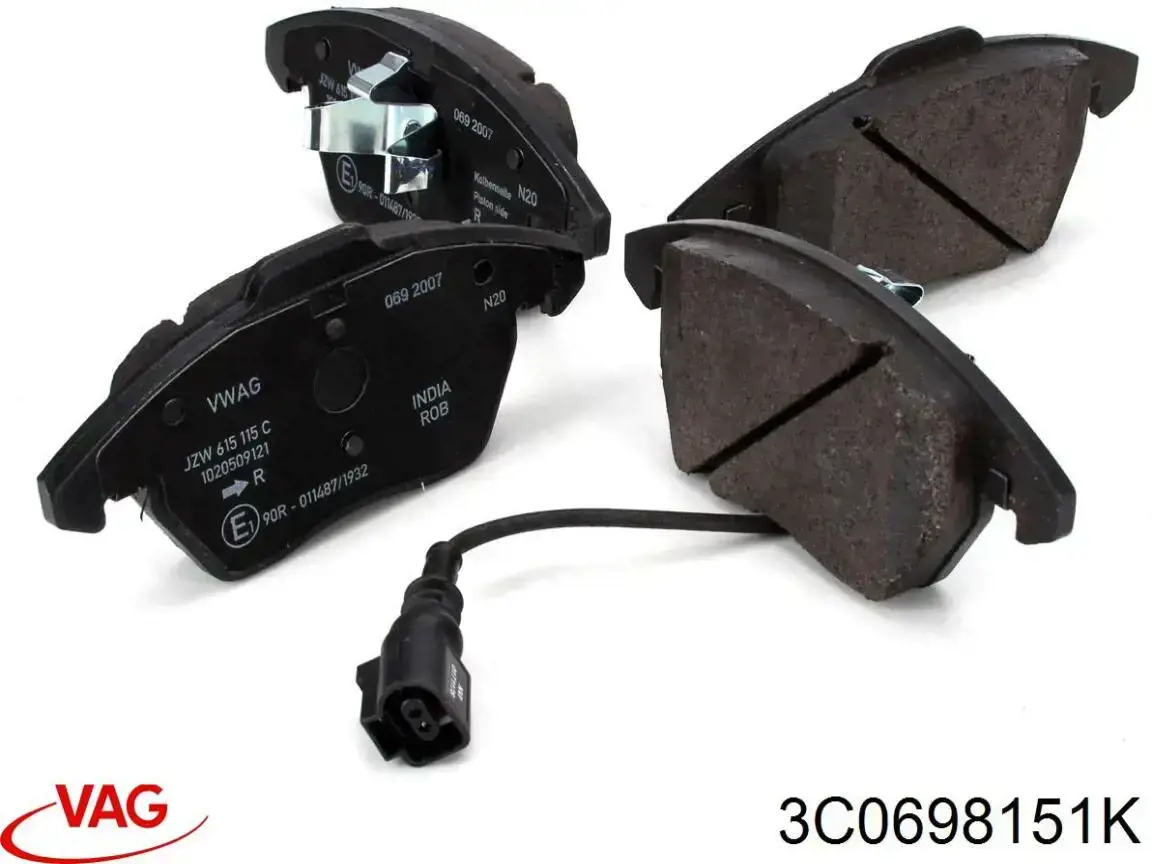 Pastillas de freno delanteras Seat Leon 2 1P1