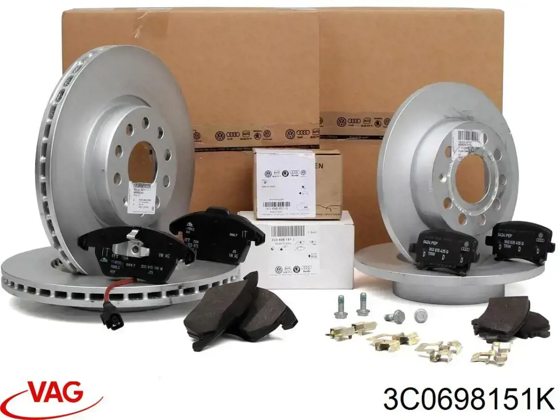 Pastillas de freno delanteras Seat Leon 2 1P1