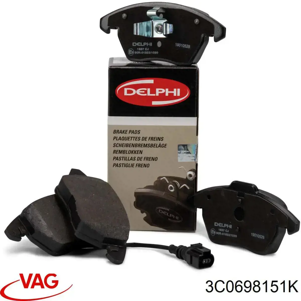 Pastillas de freno delanteras Seat Leon 2 1P1