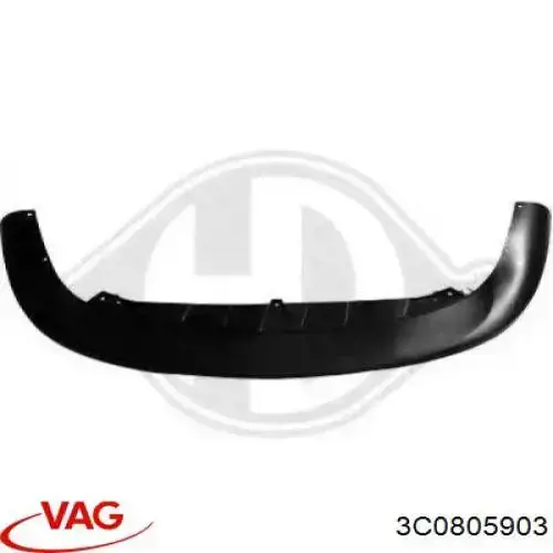 Comprar 3C0805903 VAG Alerón parachoques delantero