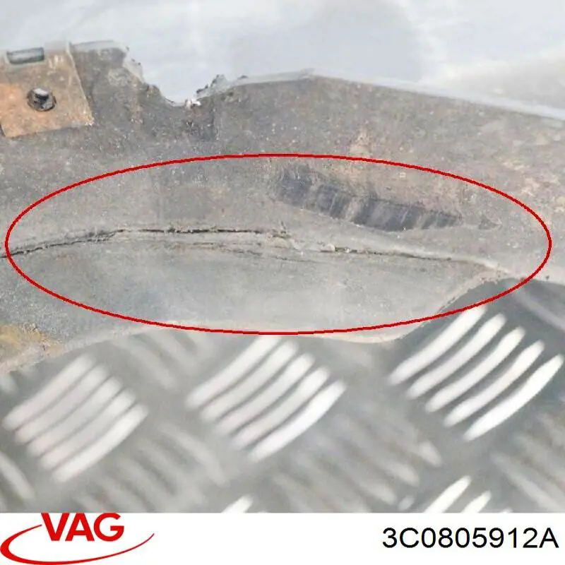 3C0805912A VAG Guardalodos interior delantero derecho