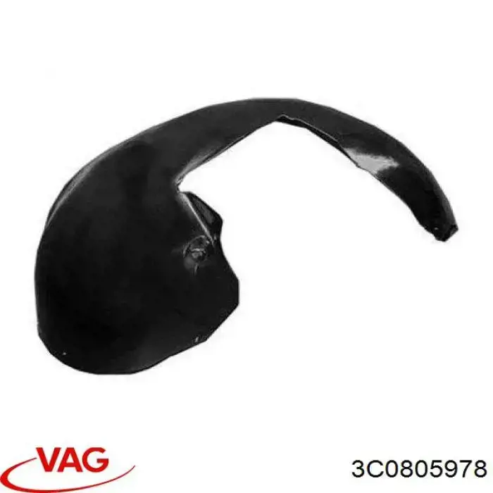 Guardabarros interior trasero derecho del guardafango delantero VAG 3C0805978 precio, desde 25,28 EUR