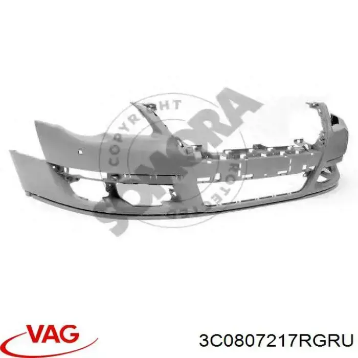 Parachoques delantero VAG 3C0807217RGRU precio, desde 90,01 EUR
