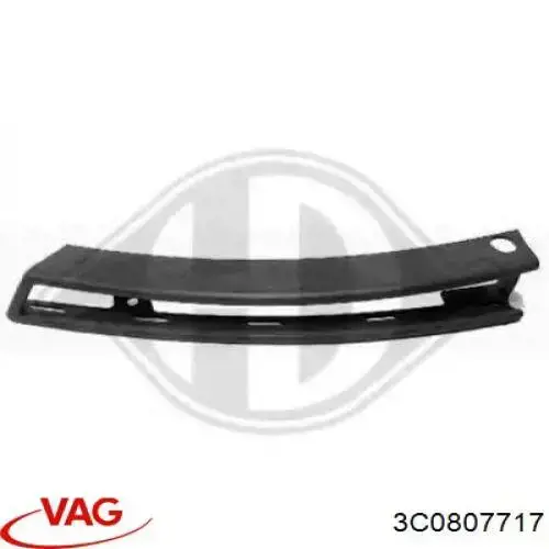 Moldura de paragolpes delantero izquierdo  VAG 3C0807717