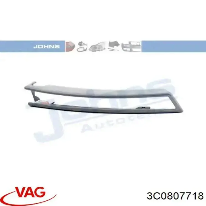 Comprar 3C0807718 VAG Moldura del parachoques delantero derecho