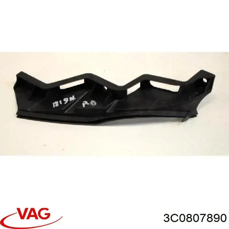 Soporte de paragolpes delantero exterior derecho VAG 3C0807890