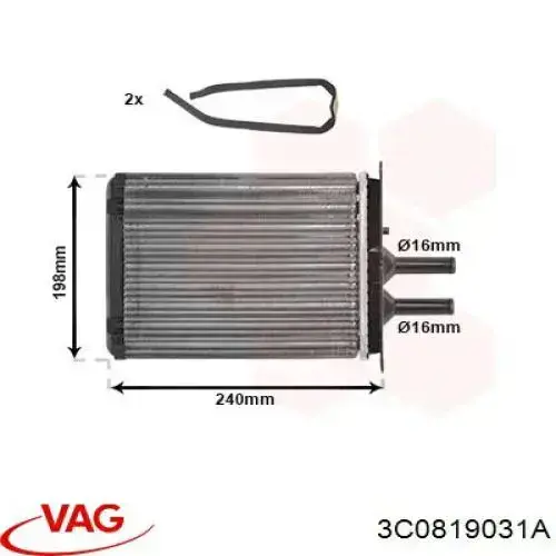 Calefactor VAG 3C0819031A