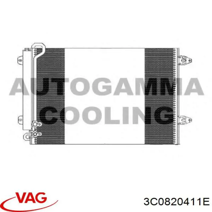 3C0820411E VAG condensador aire acondicionado