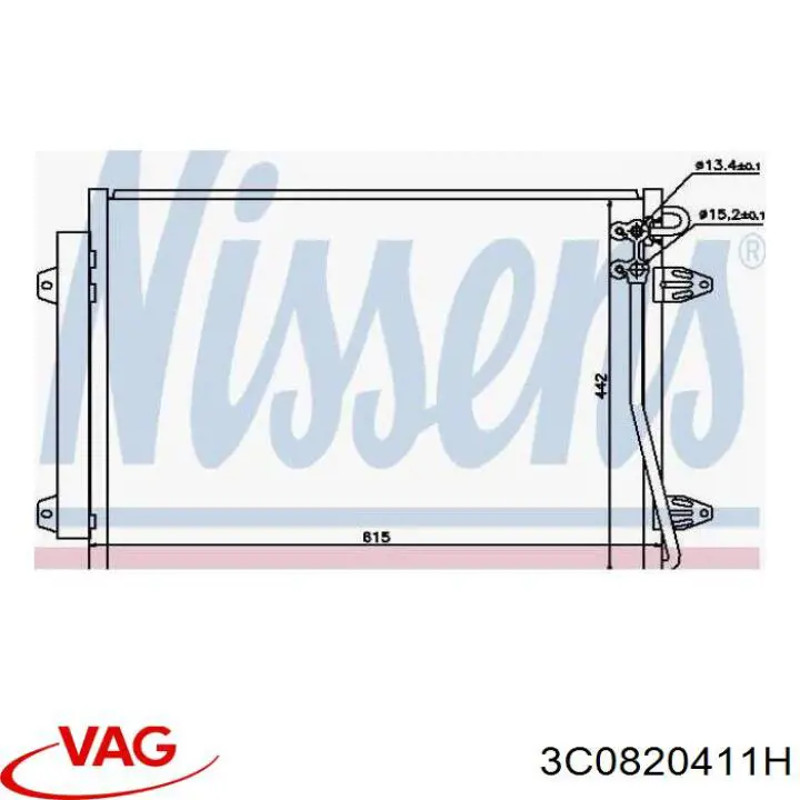 Aire acondicionado capacitor VAG 3C0820411H precio, desde 96,66 EUR