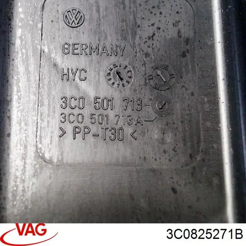 Protector de motor izquierdo VAG 3C0825271B