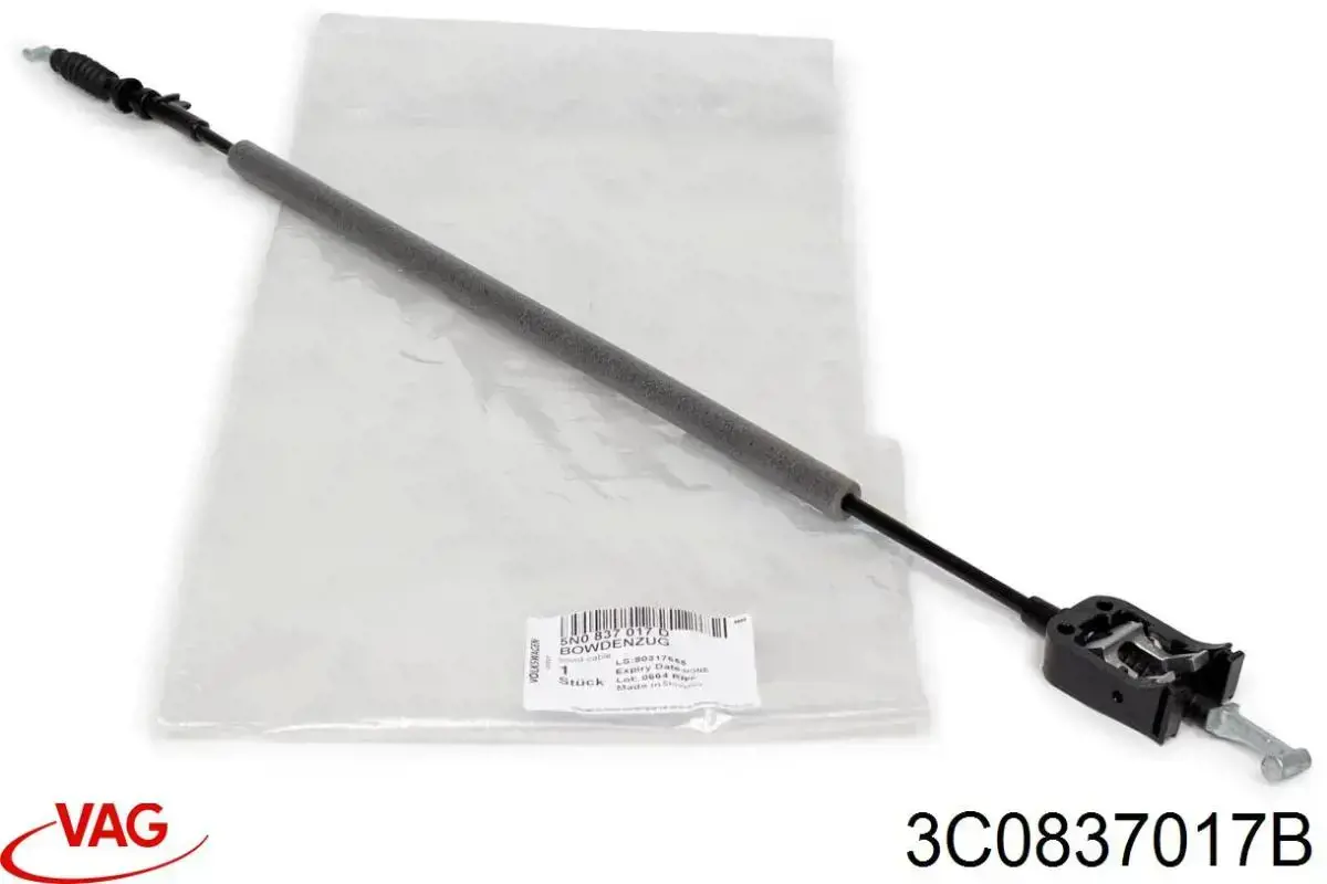 23104B7RV2 Febest Cable de apertura de cerradura de puerta trasera