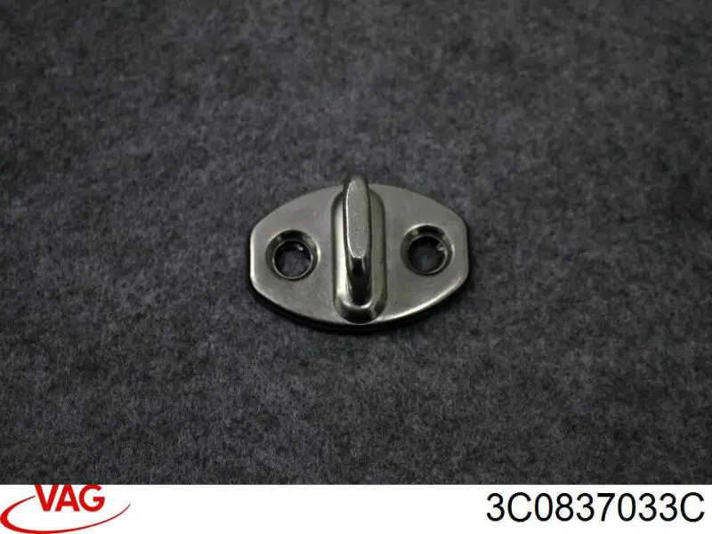 Pieza de enganche del pestillo de la puerta trasera 3C0837033C VAG