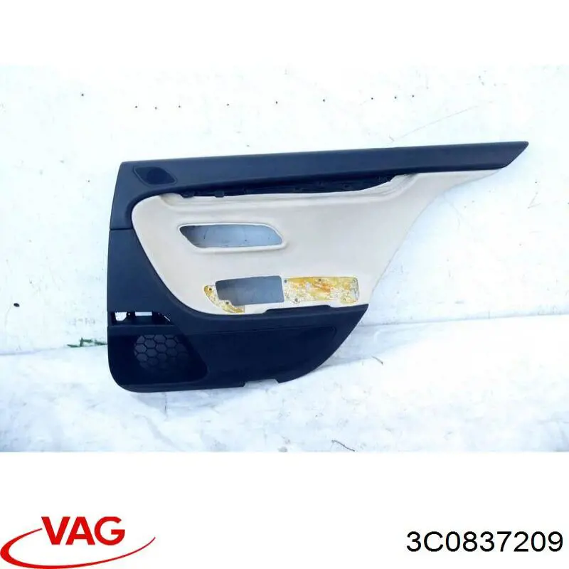 3C0837209 VAG Soporte de manija exterior de puertas izquierdas