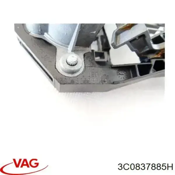 Soporte de manija exterior de puerta delantera izquierda 3C0837885H VAG