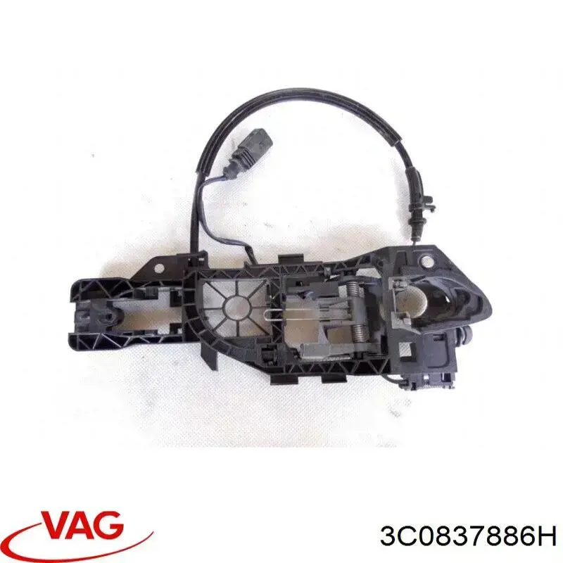 Comprar 3C0837886H VAG Soporte de manija exterior de puerta delantera derecha