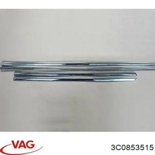 3C0853515 VAG moldura de puerta delantera izquierda superior