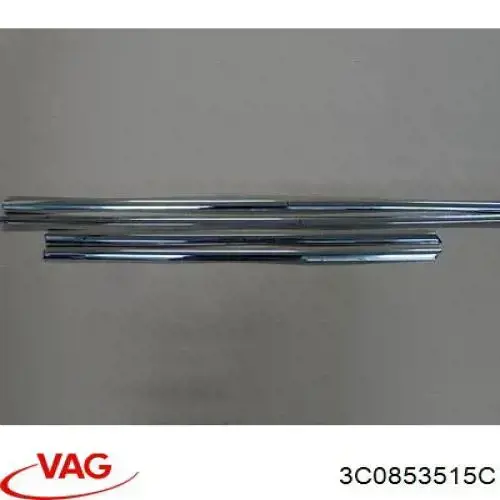 3C0853515C VAG moldura de puerta delantera izquierda superior