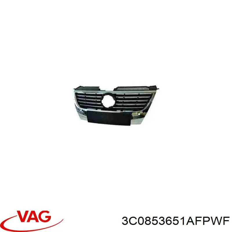 Rejilla delantera VAG 3C0853651AFPWF precio, desde 107,98 EUR