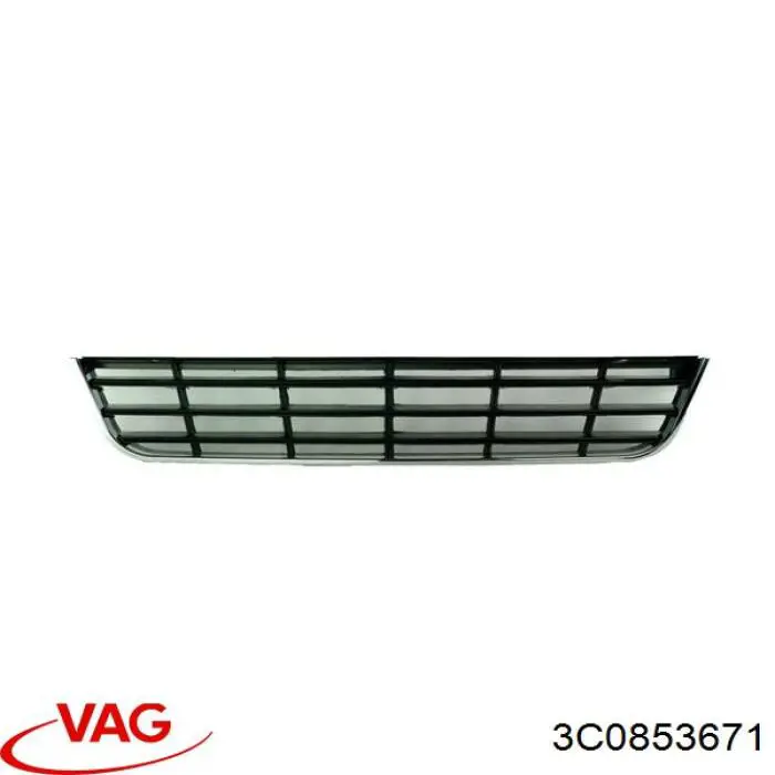 Rejilla de ventilación, paragolpes delantero, central VAG 3C0853671 precio, desde 21,18 EUR